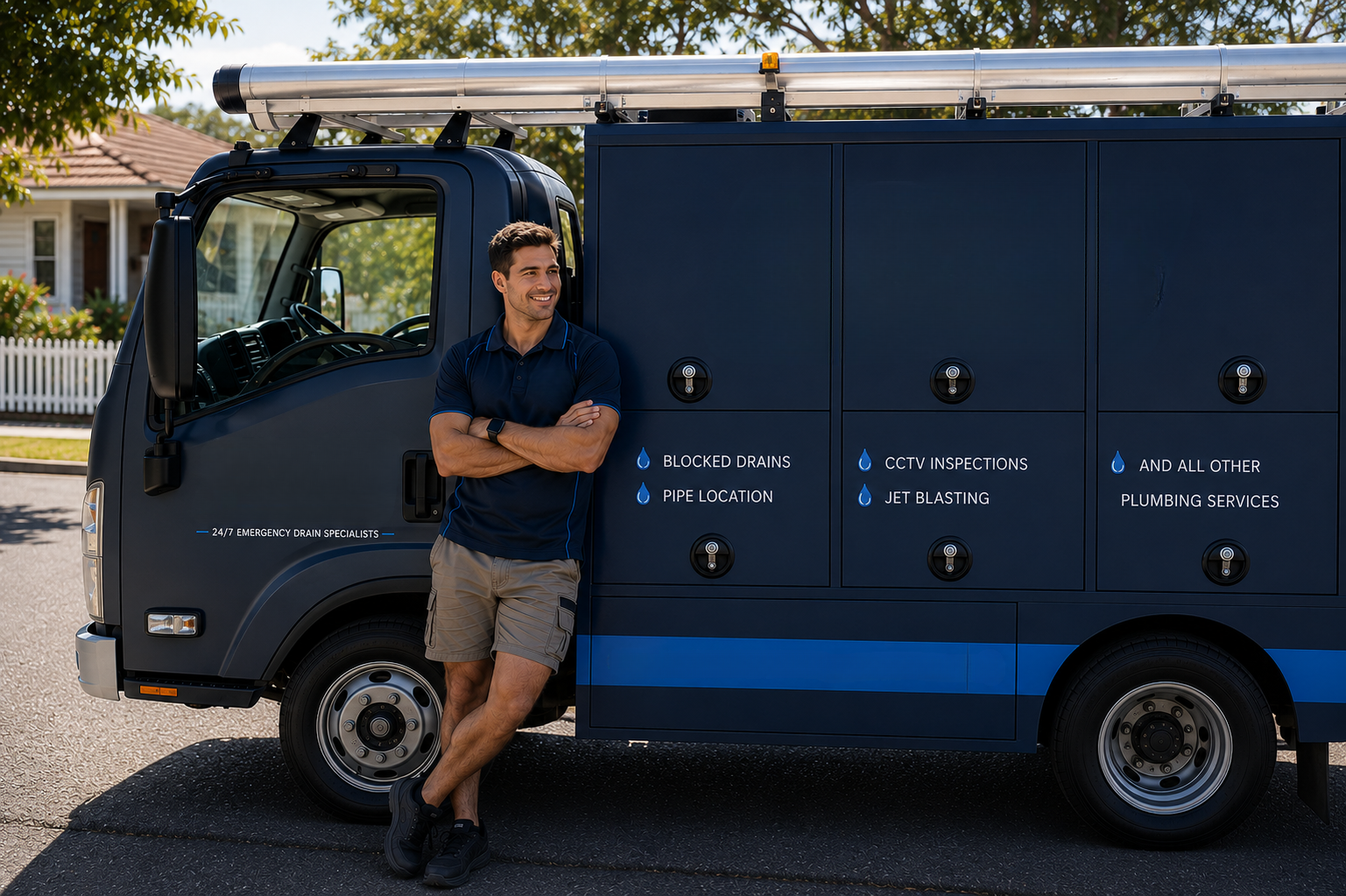 Plumber with Camperdown Blocked Drains van